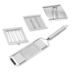 Hot Multi-functional Plate Zester Vegetable Slicer Grater Chopper 3 or 4 in 1 Cheese Stainless Steel Grater