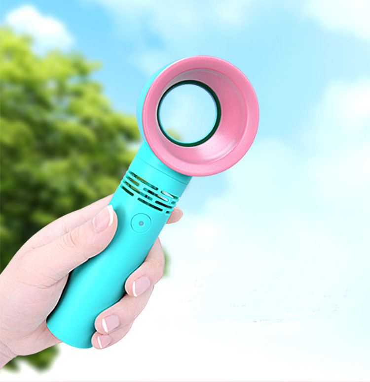 Portable USB Rechargeable Mini Fan Eyelash Fan Dryer Bladeless Handheld Fan for Eyelash Extension