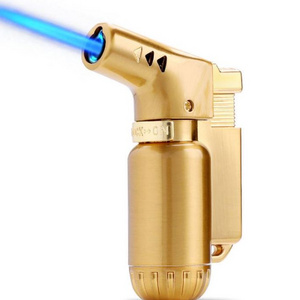 Full metal elbow straight into the windproof lighter Electroplating set small torch