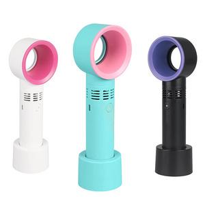 Portable USB Rechargeable Mini Fan Eyelash Fan Dryer Bladeless Handheld Fan for Eyelash Extension