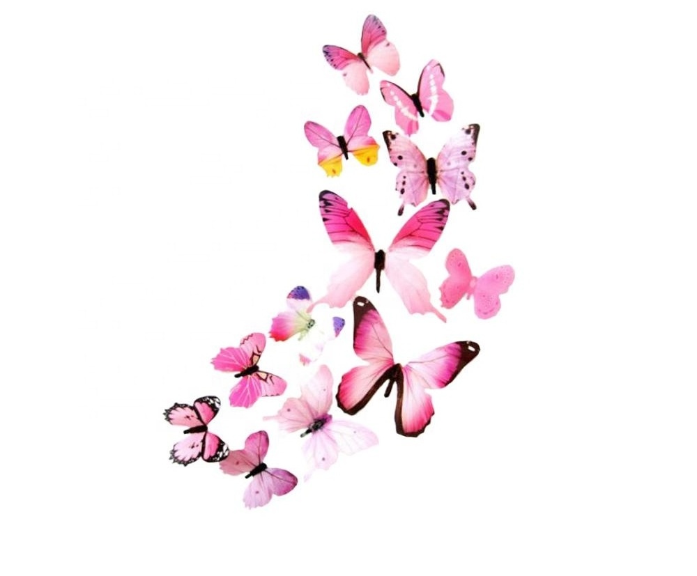 Home Decoration 3D PVC Wall Sticker Butterfly  Sticker