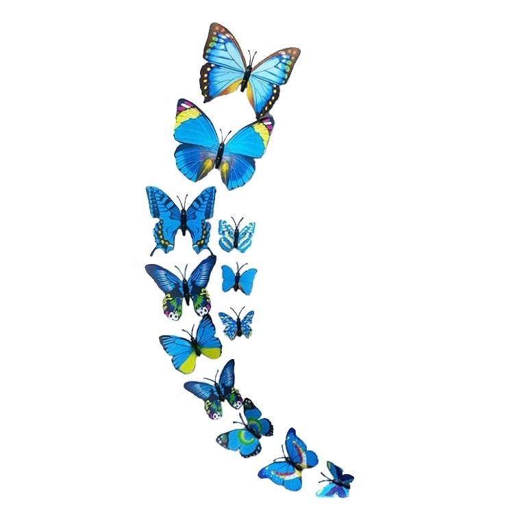 Home Decoration 3D PVC Wall Sticker Butterfly  Sticker