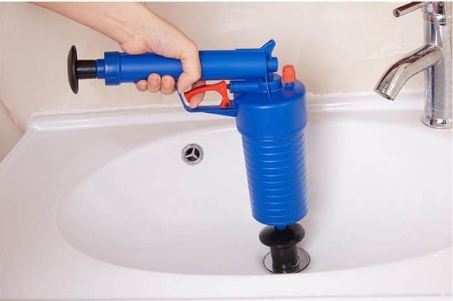 Bathroom Accessories Drain Cleaner Drain Pipe Cleaner Pressure Drain Cleaners Blue Toilet Plastic Stocked Kitchen Artifact