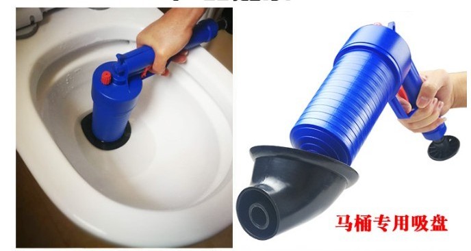 Bathroom Accessories Drain Cleaner Drain Pipe Cleaner Pressure Drain Cleaners Blue Toilet Plastic Stocked Kitchen Artifact