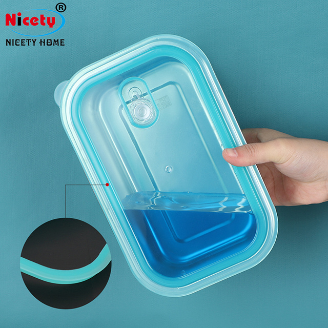 Hot Sales insulated 2 layers stainless steel lunch box thermal insulation food container leak proof