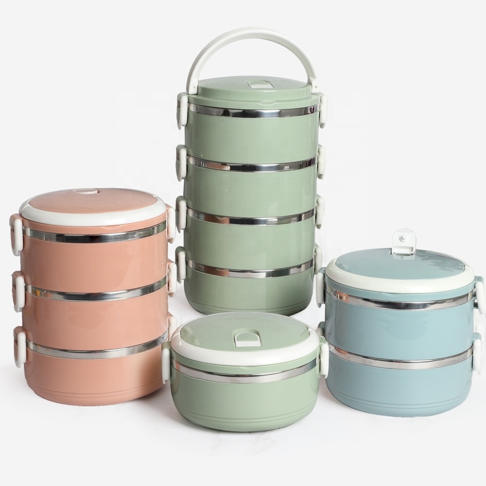 Hot Stainless Steel Selling thermal food container insulated bento lunch box for school