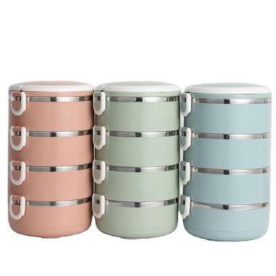 Hot Stainless Steel Selling thermal food container insulated bento lunch box for school