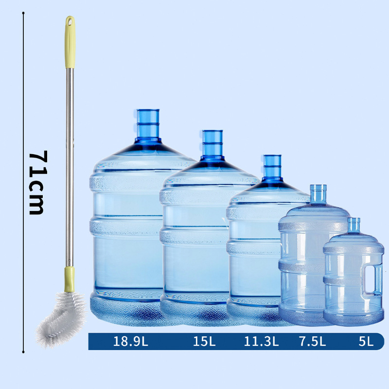 Hot sale special long stainless steel cleaning brush bendable brushes for purified water dispenser bucket kettle