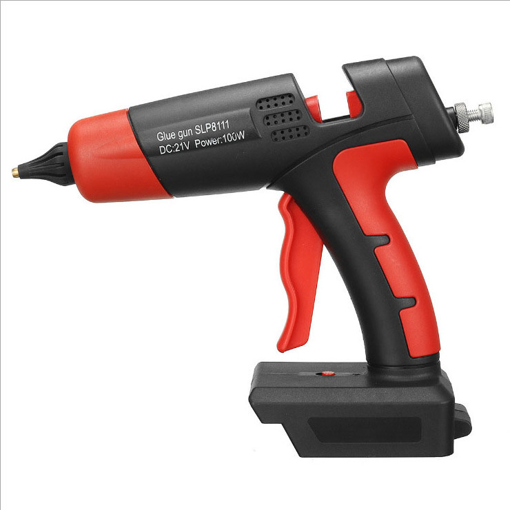 21V High Power Rechargeable Cordless Hot Melt Glue Gun Mini Lithium Electric Hot Glue Gun Portable Graft Repair Tool Heat Guns