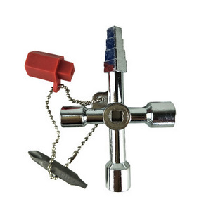 gas meter key triangular key wrench electronic control cabinet elevator train door water meter valve square hole keys