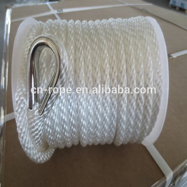 price of mooring rope coloured 20mm nylon rope used ship rope