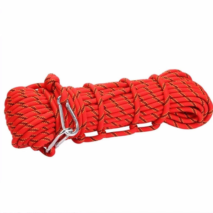 Customized color Outdoor Rescue Life Safety Rope CE certification 20 ft - 300 ft High Strength 10mm Climbing Rope