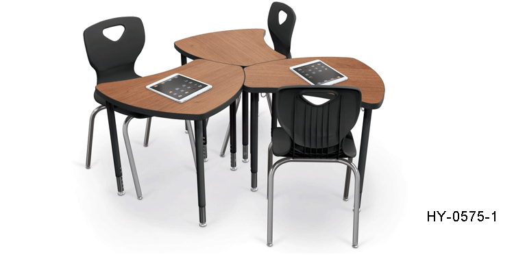 Single student table collaborative study table