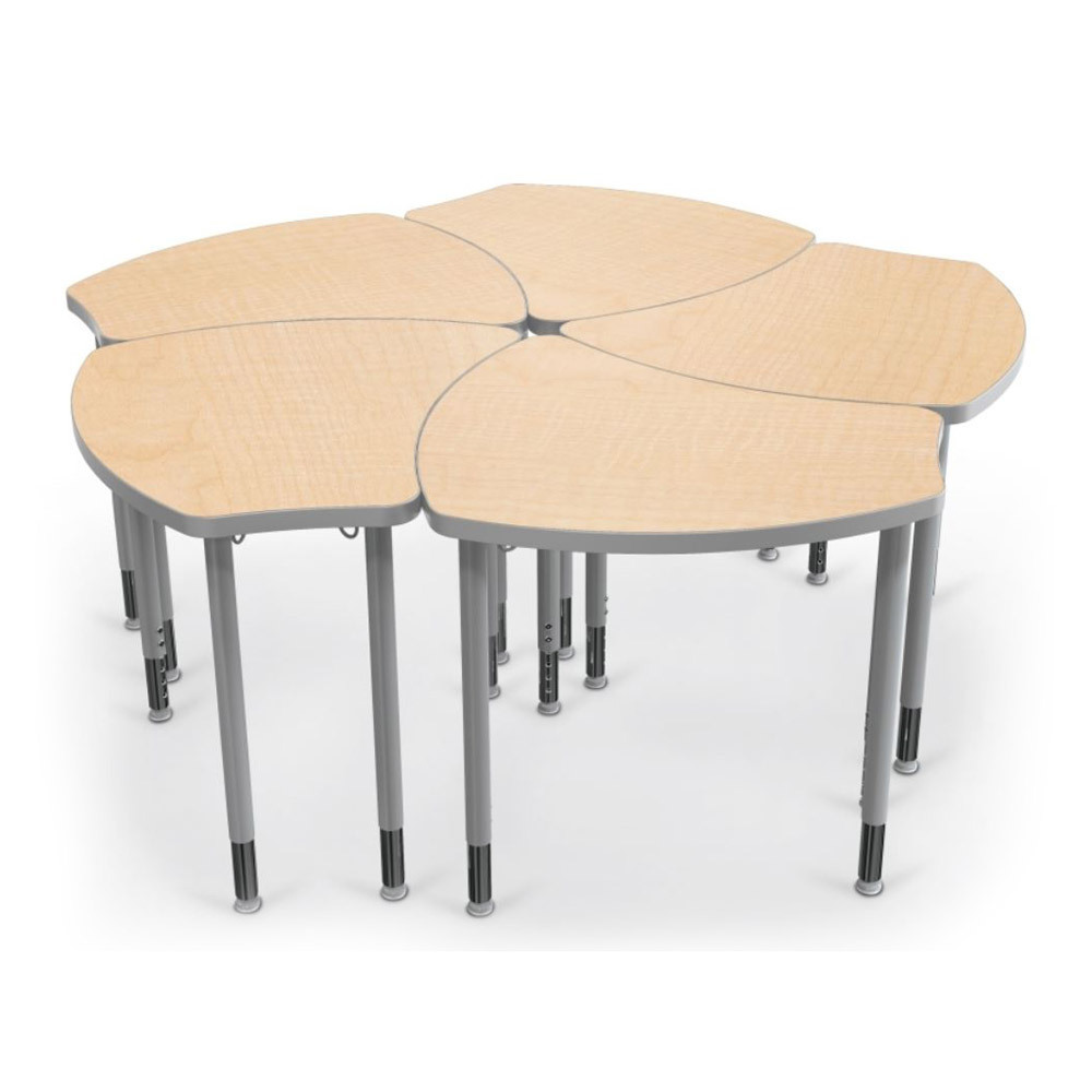 Single student table collaborative study table