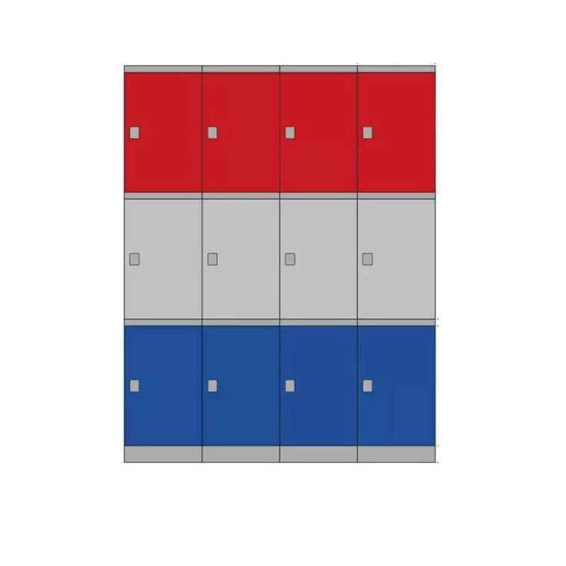 JS wholesale ABS plastic storage locker for school