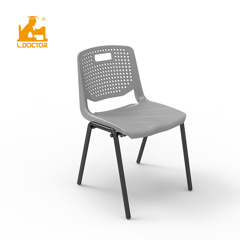 Color cheap plastic stacking chair for student