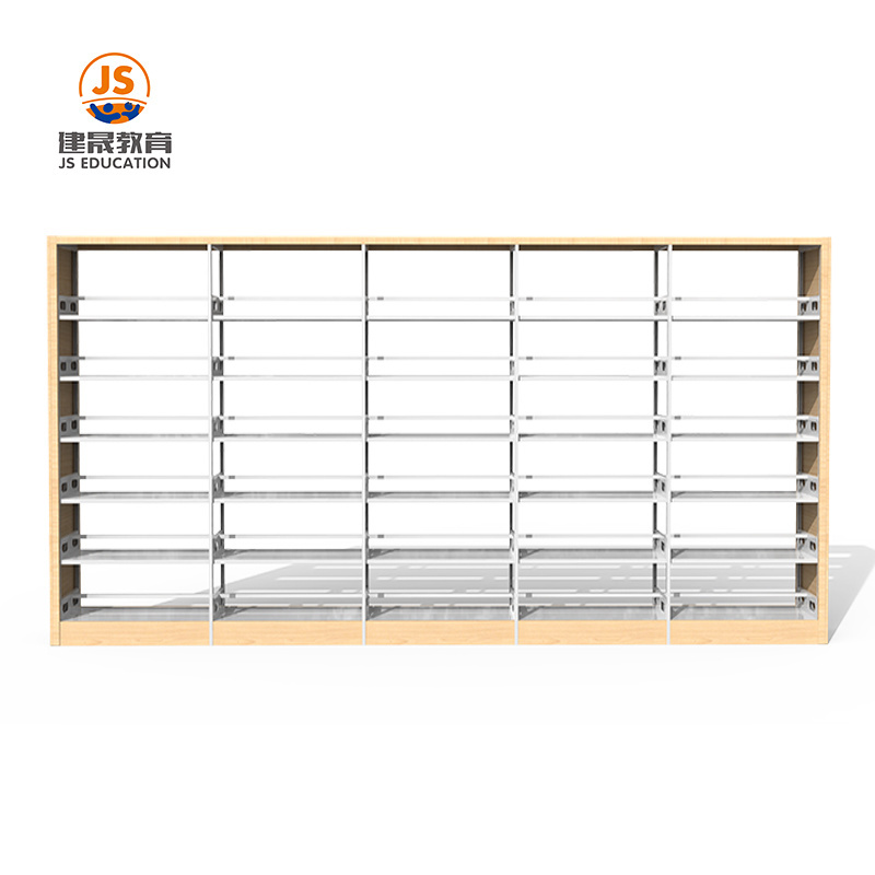 Commercial metal locker slot angle iron shelf angle school library book shelving