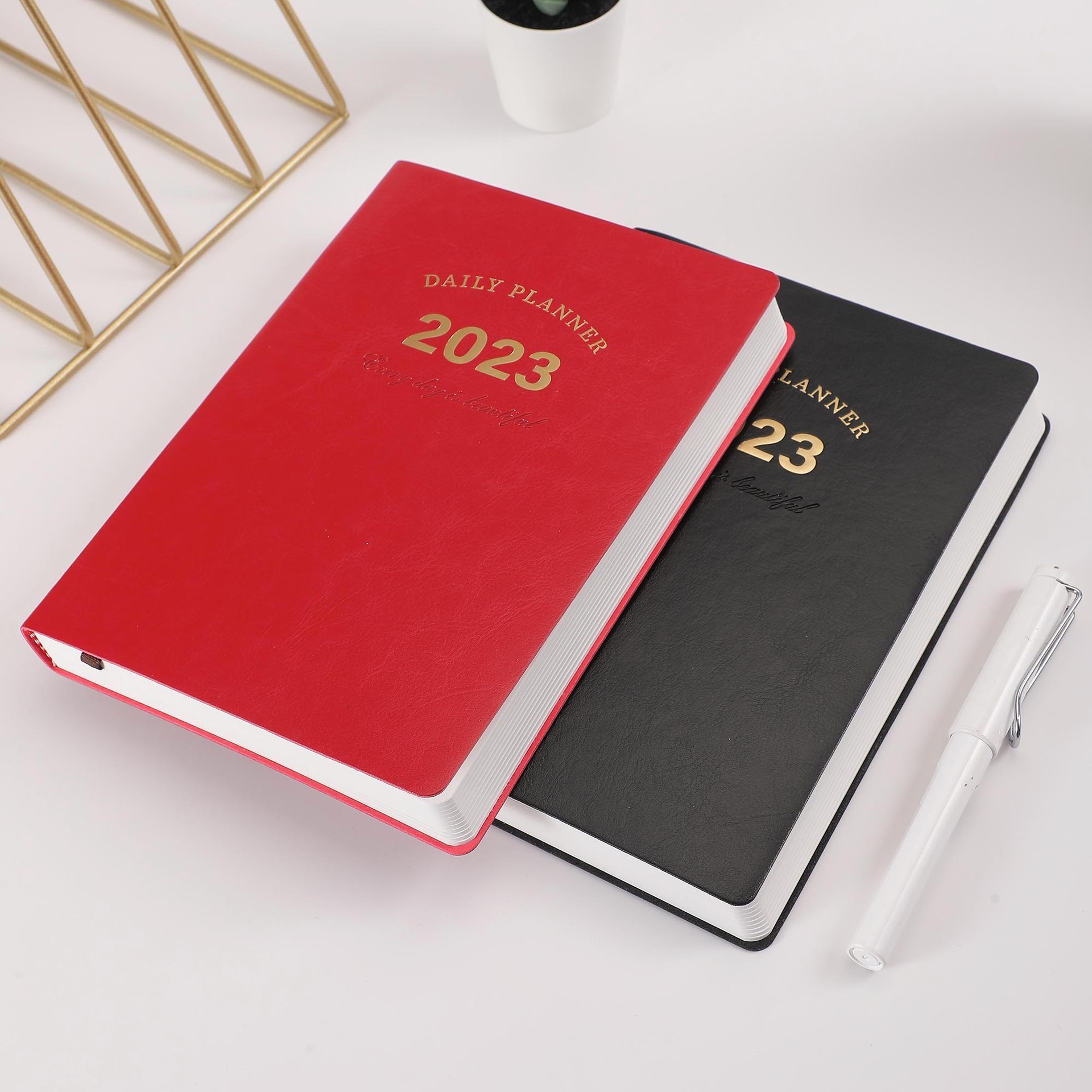 custom leather planner notebook cover 2023 private label journals and  planners