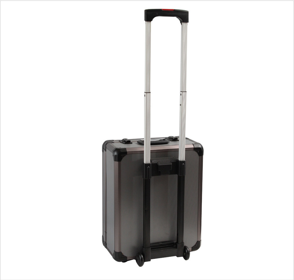 APC012 EVEREST Custom Aluminum Hard Case Trolley Case with Custom Foam for Device