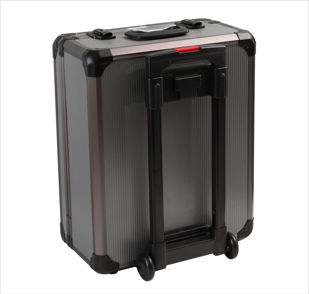 APC012 EVEREST Custom Aluminum Hard Case Trolley Case with Custom Foam for Device