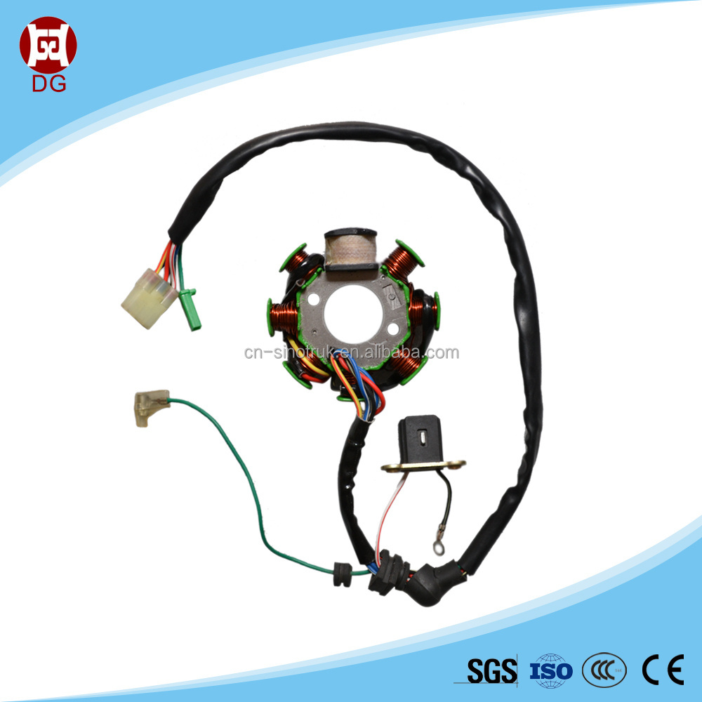 Chinese factory price, high quality motorcycle magneto stator coil for BAJAJ PULSAR180/DISCOVER135/BOXER BM150