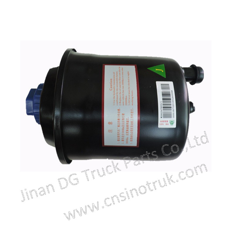 Truck Spare Parts Steering oil tank assembly WG9925470033 Truck parts Power Steering Oil Reservoir