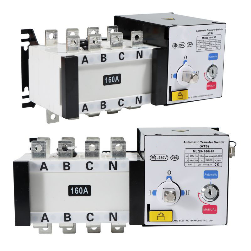 ATS 4P  Automatic Transfer Switch for Generator manual transfer switch 160A 4 Pole  Automatic transfer switching ats Interruptor