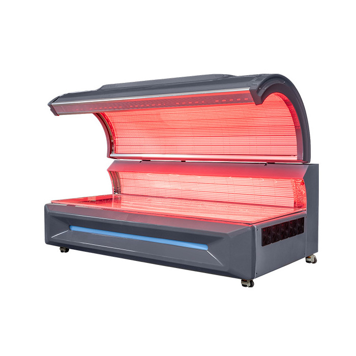 Full Body 660nm & 850nm Near Infrared LED Light Therapy Bed with Eye Protection for Red Light Therapy