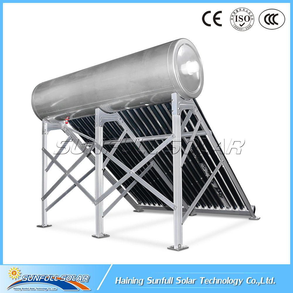 200 liter South America Non-pressurized Solar Water Heater with 20 Vacuum Tube