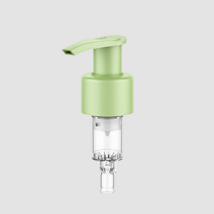 Green outer spring left right lock hand lotion dispenser pump with clip