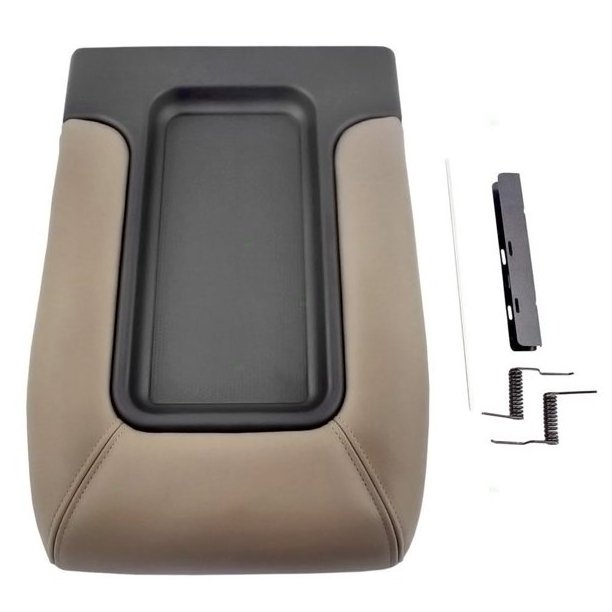 Tan Center Console Lid Repair Kit for Chevrolet GMC Cadillac Pickup Truck SUV 19127366