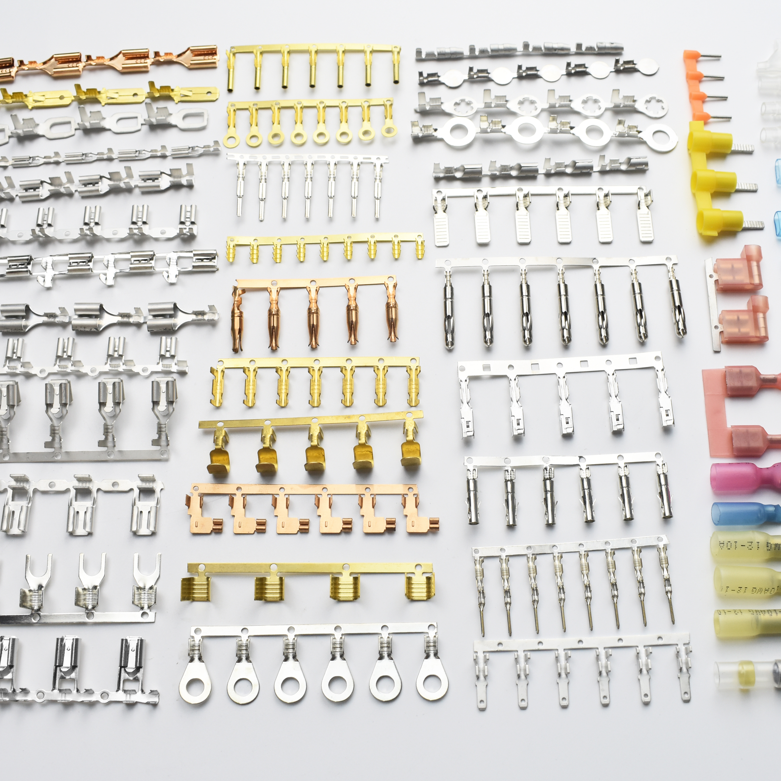 QWT 110 187 6.3 2.8 205 250 4.8 naked Ring Type Cable crimp non-insulated butt fork different types wire terminals connectors