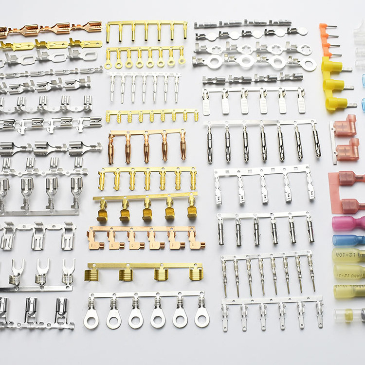 QWT manufacturer terminales lugs electrico male female spade cable electrical bare brass copper crimping wire terminal connector