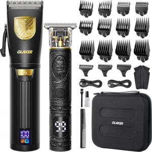 GLAKER GL 6026&1019 Cordless Clippers for Hair Cutting