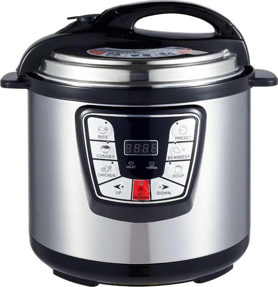 6L Induction Pressure Cooker Electric Capacity 6 Quart Electric Pressure Cooker Cooking Pot Instant Multi Cooker ZPC07 Aluminum