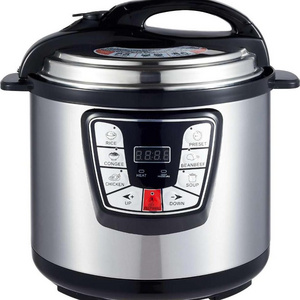 6 Quart Instant Function Pot 1000W ETL Electric High Pressure Multi Cooker ZPC02 Custom Factory Supplier SKD CKD Plus Size OEM