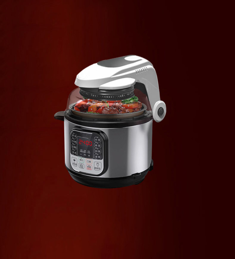 New Design Pressure Cooker and Air Fryer 2 in 1 Function Two in One Design Electric Aluminum OEM Stainless Steel Rice Cooker 220