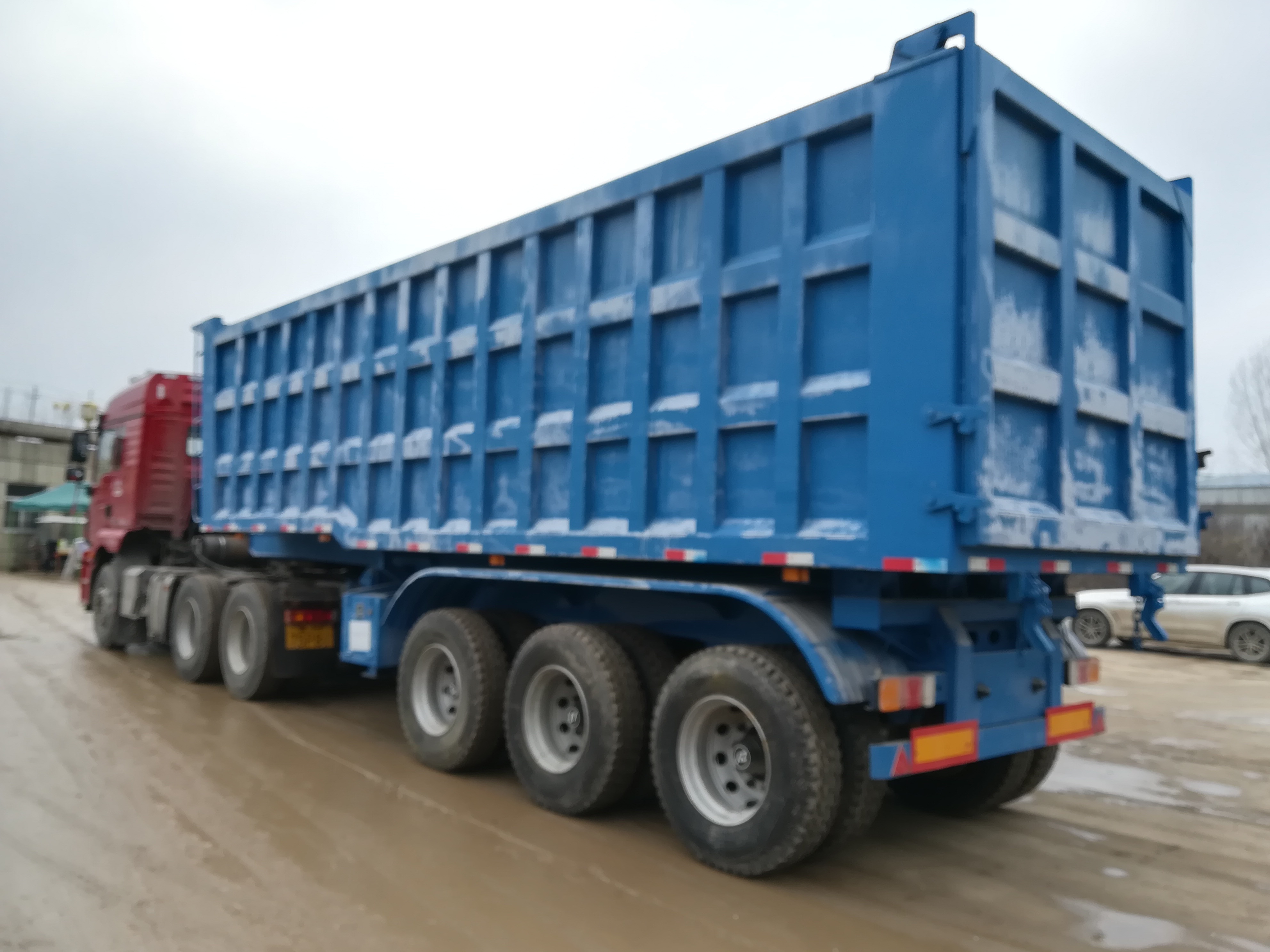 China factory high quality 40tons tipper 3Axles truck dump trailer for sale