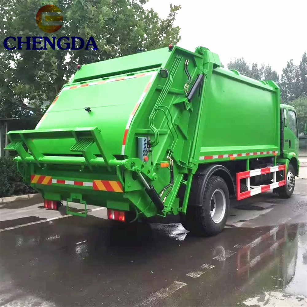 Mini 6 CBM 10CBM Compressed Garbage Compactor Truck with Low Price