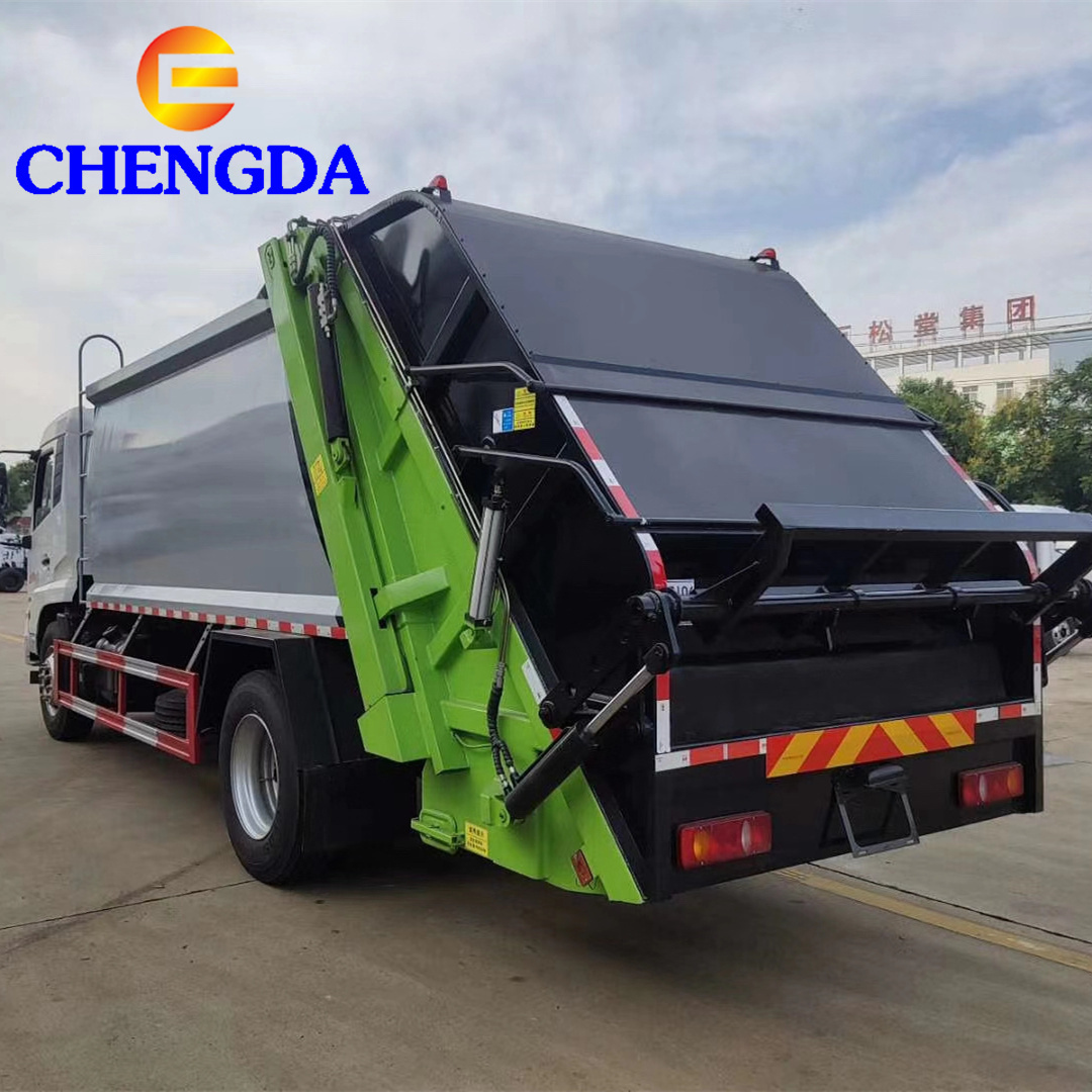 Brand New China 4x2 Waste Disposal Truck Garbage Compactor Truck For Sale