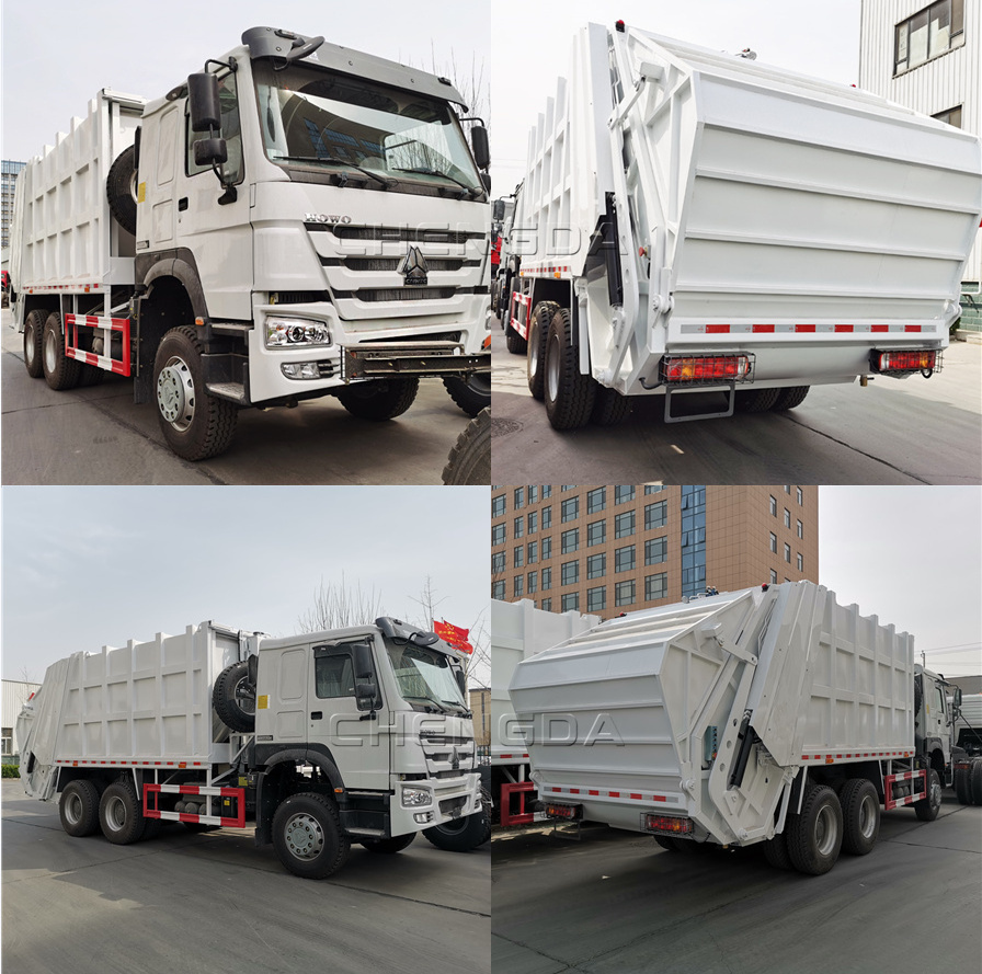 China Used Howo Compressed Garbage Truck Price Garbage Compactor Truck