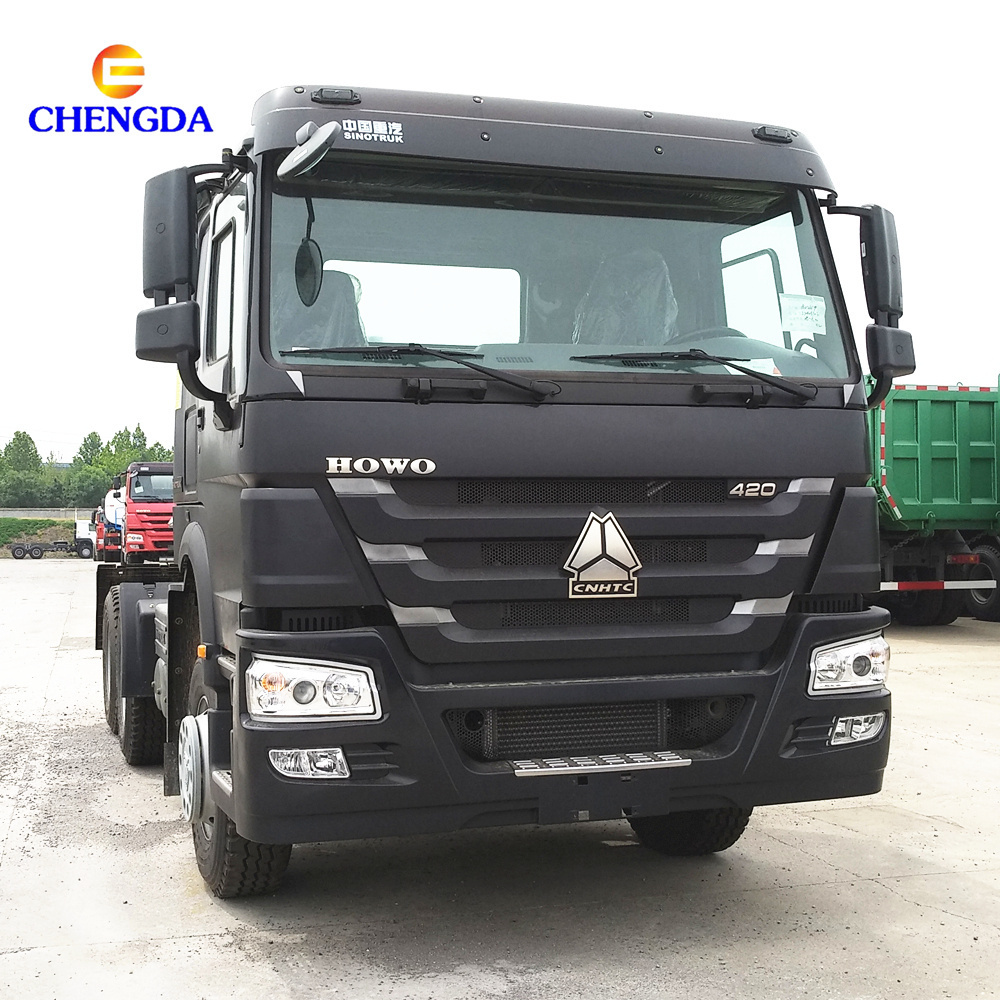 6*4 Wheel 420 HP New Sino 6x4 Prime Mover Right Hand Drive Sinotruk Howo Used Trailer Tractor Truck Head Trucks For Sale