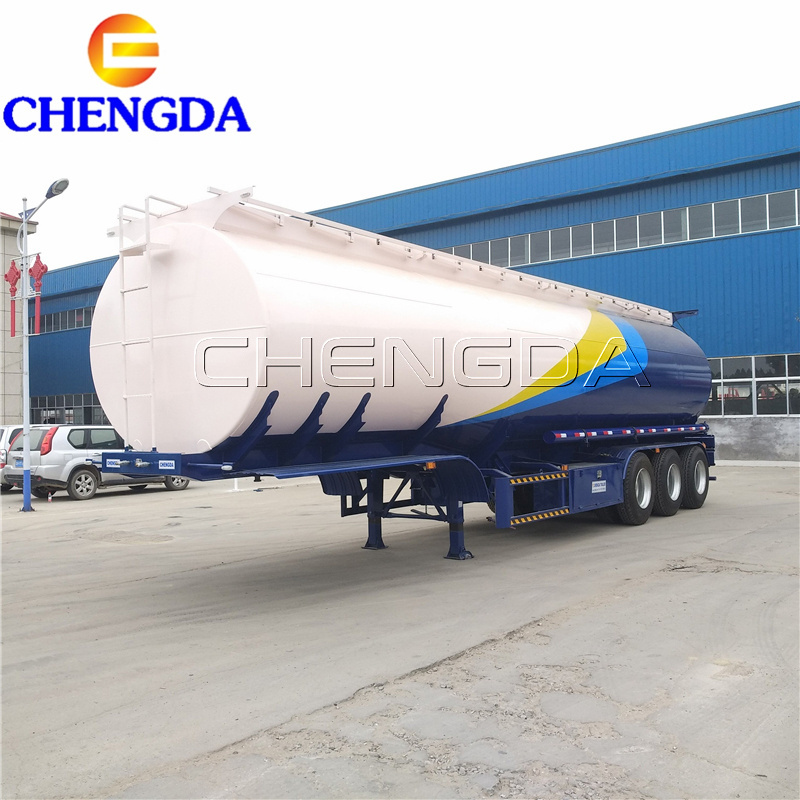 3 Axle 45Cubic 50 Cubic New Used Aluminium Fuel Trailer Tankers