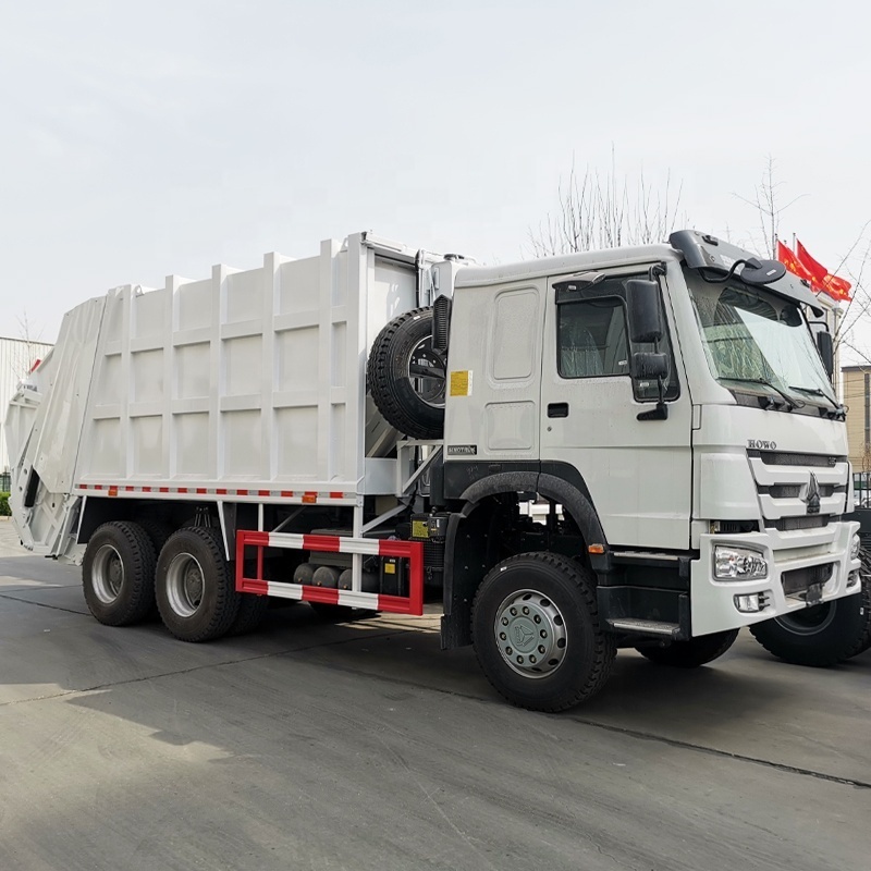 China Used Howo Compressed Garbage Truck Price Garbage Compactor Truck