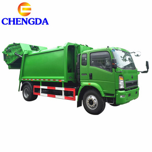 Mini 6 CBM 10CBM Compressed Garbage Compactor Truck with Low Price