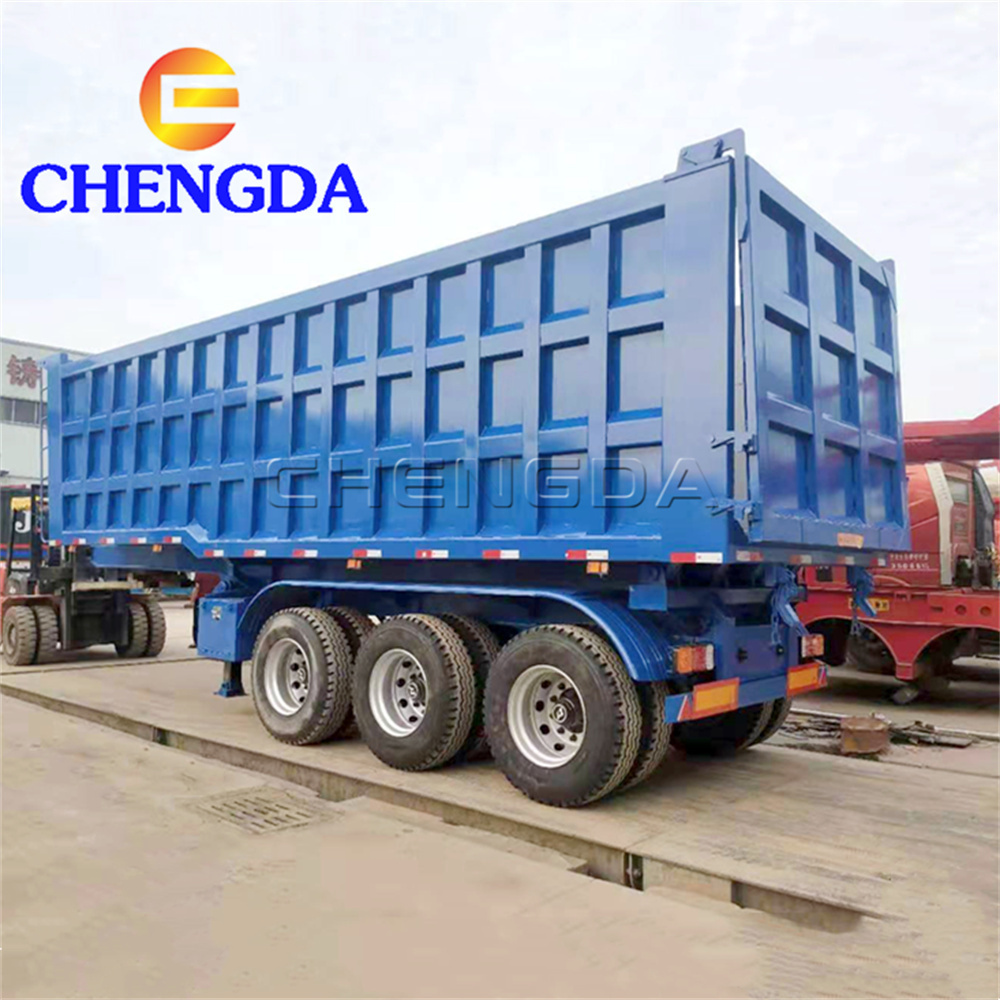 China factory high quality 40tons tipper 3Axles truck dump trailer for sale