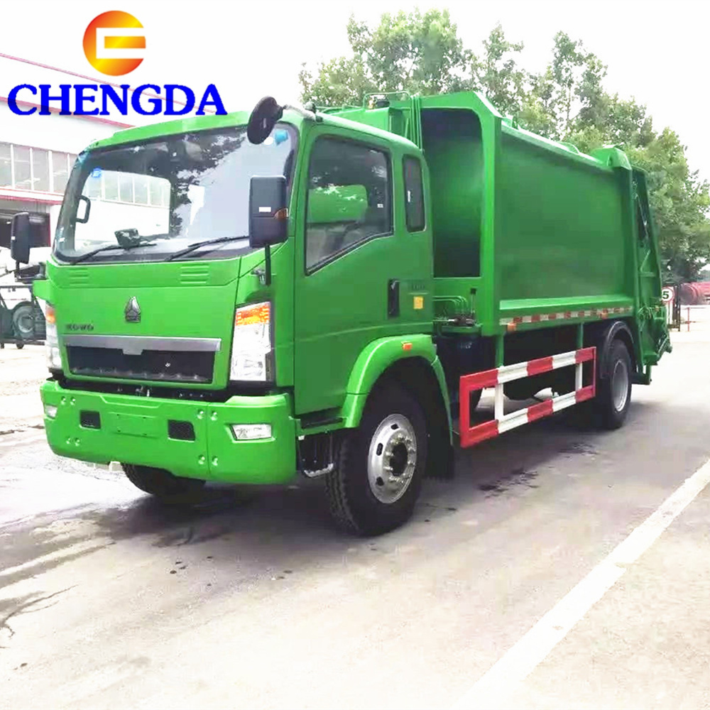 Mini 6 CBM 10CBM Compressed Garbage Compactor Truck with Low Price