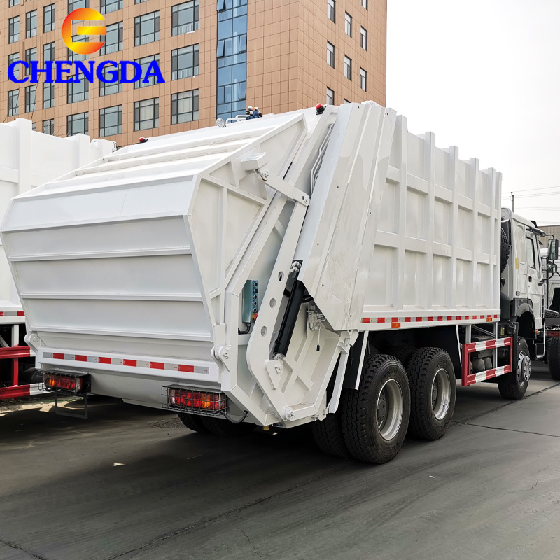 China Used Howo Compressed Garbage Truck Price Garbage Compactor Truck