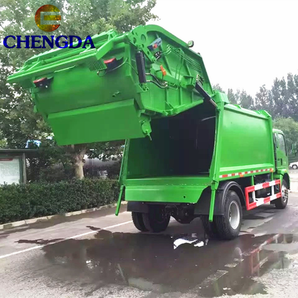 Mini 6 CBM 10CBM Compressed Garbage Compactor Truck with Low Price