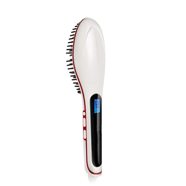 As Seen Electric Fast Hair Straightener Brush For All Hair Types